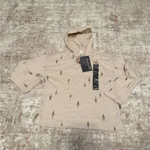 Modern Moments Children's Beige Tree Pattern Sweatshirt with hood size 4T-NWT